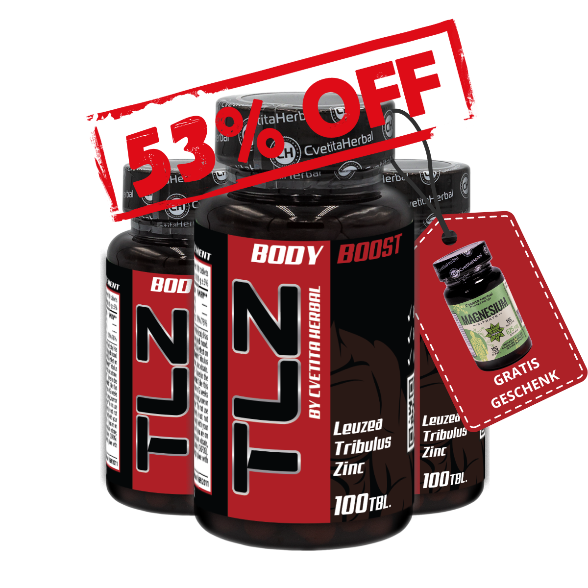 TLZ Natuurlijke testosteronversterker